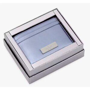 S Kate Spade Kenzie Boxed Small Candied Flower Blue Cardholder KJ016 NWT $99